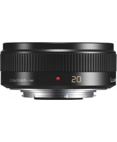 Panasonic Lumix G 20мм f/1.7 II ASPH объектив, черный