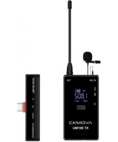 CKMOVA UM100 KIT3 - SINGLE WIRELESS SET WITH TIE MICROPHONE ON USB C