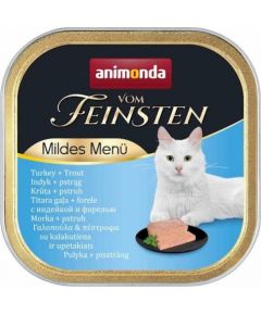 ANIMONDA VOM FEINSTEN MILDES MENU Wet cat food Turkey Trout 100 g