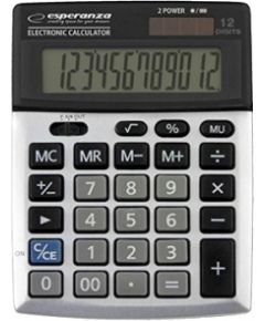 Esperanza xlyne ECL102 calculator Desktop Basic Black, Silver