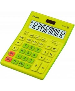 CASIO GR-12C-GN OFFICE CALCULATOR LIME GREEN, 12-DIGIT DISPLAY