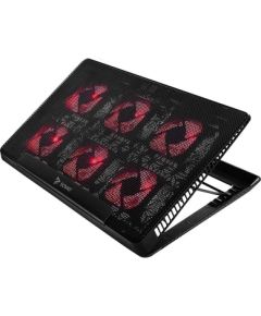 Laptop cooling pad, 6 backlit fans, 2000 RPM, SAVIO COS-01