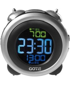 GOTIE GBE-300S alarm clock Digital alarm clock Black, Silver