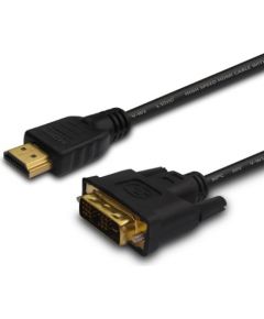 Savio CL-10 video cable adapter 1.5 m DVI HDMI Type A (Standard) Black