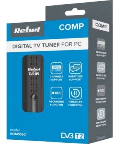 Rebel Comp Tuner DVB-T2,DVB-C,DVB-T H.265 HEVC USB