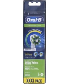 Oral-B Toothbrush replacement Cross Action Clean Maximiser Heads, For adults, Number of brush heads included 10, White