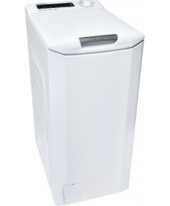 Candy Washing Machine CSTG 38TMCE/1-S Energy efficiency class B, Top loading, Washing capacity 8 kg, 1300 RPM, Depth 60 cm, Width 41 cm, Display, LCD, NFC, White