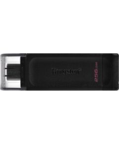 Kingston USB Flash Drive DataTraveler 70 256 GB, USB 3.2 Gen 1 Type-C, Black