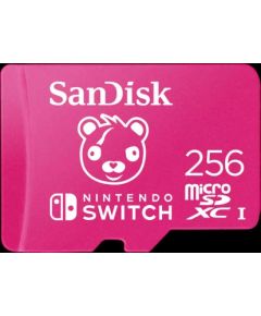 SANDISK 256GB microSDXC UHS-I card for Nintendo Switch, Fortnite Edition, 100MB/s read; 90MB/s write