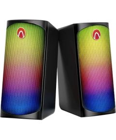 2.0 computer speakers for gamers Blitzwolf AA-GCR3, Bluetooth 5.0, RGB, AUX