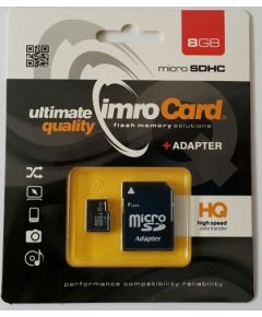 IMRO 4/8G ADP memory card 8 GB MicroSDHC Class 4