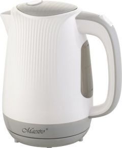 Feel-Maestro MR042 white electric kettle 1.7 L Grey, White 2200 W