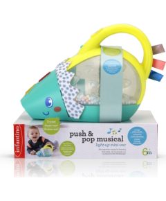 INFANTINO Push & pop Muzikālais mini putekļsūcējs ar gaismām