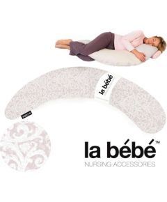 La Bebe™ Nursing La Bebe™ Moon Maternity Pillow Art.52502 Classic Rose Liels spilvens grūtniecēm ar sintepona (bumbiņsintepons) pildījums (īpaši mīksts un kluss),195cm
