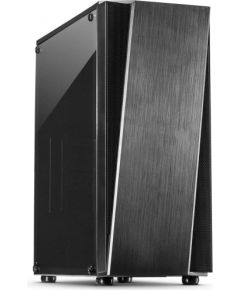 Inter-Tech T-11 TELEVEN, tower case (black, side part made of acrylic glass)