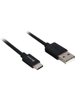 Sharkoon USB 2.0 A - USB C Adapter - black - 0.5m