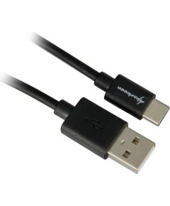 Sharkoon USB 2.0 A - USB C Adapter - black - 2m