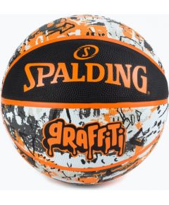 Basketbola Bumba SPALDING GRAFFITI S.7 ORANGE