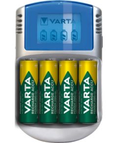 Varta LCD Charger, charger (incl. 4x Mignon, AA, 2600 mAh)