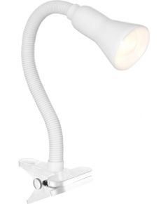 Lampa ar knaģi DESK PARTNER 60W E14 balta