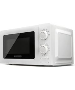 Black+Decker BXMY700E Microwave oven 20 L, 700 W, white