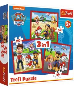 TREFL PAW PATROL Комплект пазлов 3в1 Щенячий патруль