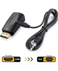 RoGer HDMI на VGA (+Audio) ковертер чёрный