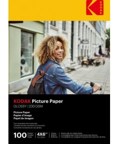 Kodak Picture Paper 230g 11.8 mil Glossy 4/6x100 (9891164)