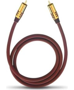 OEHLBACH Art. No. 20533 NF SUB SUBWOOFER RCA PHONO CABLE Bordeaux 3m Art. No. 20533