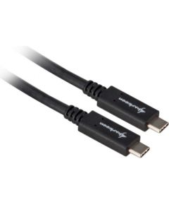 Sharkoon USB 3.1 Cable C-C - black - 1m