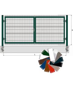 Vārti 3D H1,53*W5,0M 2-V RAL?.