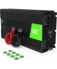 Strāvas pārveidotājs Green Cell 12V to 230V 1500W/ 3000W Modified Sine Wave