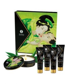 Shunga Geisha's Secret Organica комплект интимной косметики [ Exotic Green Tea ]