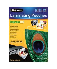 Fellowes Impress 100mic A3 Lam Pouch 100pk