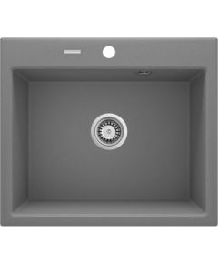 1-BOWL GRANITE SINK DEANTE GREY METALLIC ANDANTE