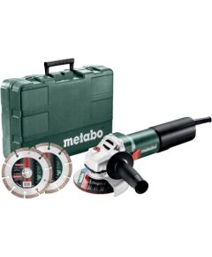 Leņķa slīpmašīna Metabo WEQ 1400-125 Set + piederumi