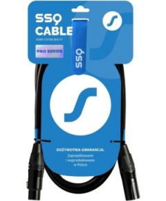 SSQ XX3 PRO - Kabel XLR-XLR 3 metrowy - NEUTRIK