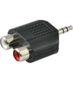 SSQ HA6 - Adapter 2 x żeński RCA - Jack stereo 3.5mm