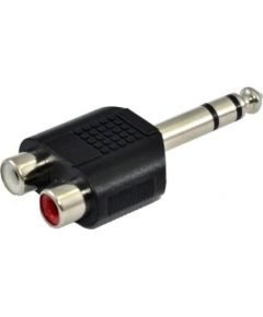 SSQ HA7 - Adapter 2 x gniazdo RCA - jack stereo 6.3mm