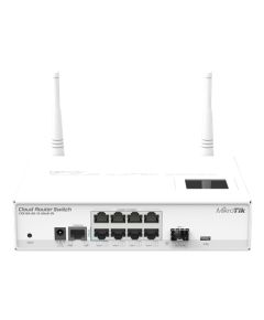 MikroTik Cloud Router Switch CRS109-8G-1S-2HnD-IN Managed, 1U, 1 Gbps (RJ-45) ports quantity 8, SFP ports quantity 1, License level 5, 802.11b/g/n