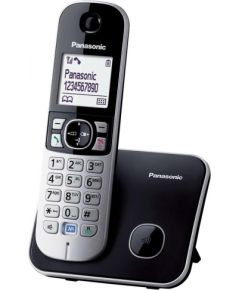 Panasonic Cordless phone KX-TG6811FXM	  Metallic Grey, Caller ID, 1.8 inch LCD; 120 Channels; One Touch Eco Mode; Power Back-Up Operation