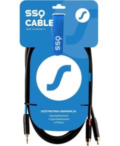 SSQ MiJRCA1 - Kabel mini jack stereo- 2xRCA 1 metrowy