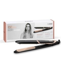 BaByliss Super Smooth 235 Titanium Straightening iron Warm Black, Rose Gold 98.4" (2.5 m)