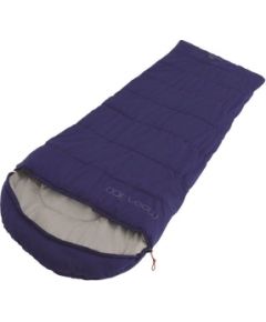 Easy Camp Camp Moon 300 "L", Sleeping Bag, 220 x 80 cm, 2 way open - auto lock, L-shape, Deep Blue