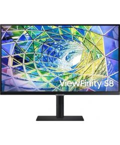 Samsung Monitor LS27A800UNPXEN 27 ", IPS, UHD, 3840 x 2160, 16:9, 5 ms, 300 cd/m², 60 Hz