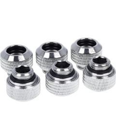 Alphacool Eiszapfen 12mm HT nozzle 6 / P sr - G1 / 4 Chrome Sixpack (1012833)