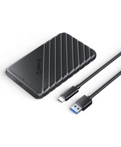 ORICO ENCLOSURE HDD/SSD 2,5" USB-C 3.1 6GBPS,BLACK