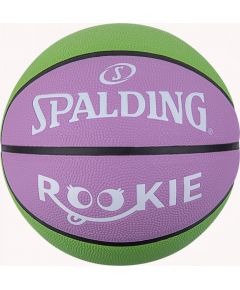 BASKETBOLA Bumba SPALDING ROOKIE 5. IZMĒRS GREEN PINK