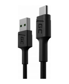 Green Cell GC PowerStream Fast Charging Ultra Charge USB-A Male - USB-C Male Cable 30cm