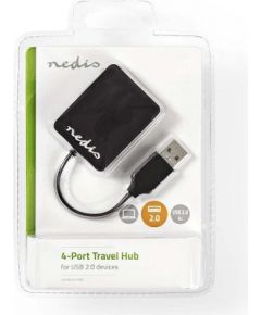 Nedis UHUBU2410BK USB Hubs - Sadalītājs